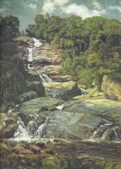 Small Cascade in Tijuca, Nicolas-Antoine Taunay